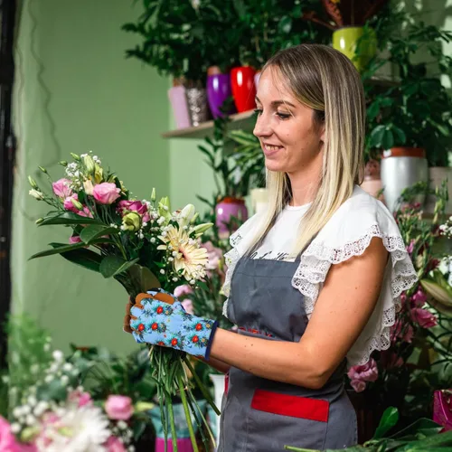 Miniatura 7 de Guantes de Jardinería de Cuero MERTURN para Mujeres, Guantes de Jardín a Prueba de Espinas, Guantes de Trabajo Compatibles con Pantalla Táctil