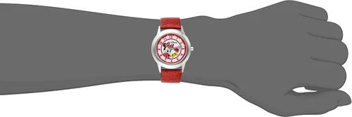 Miniatura 13 de Disney Minnie Mouse Watch for Girls – Cute Minnie Watch for Kids 3-5 with Stainless Steel Bezel & Pink Leather Strap – Adorable Mouse Watches