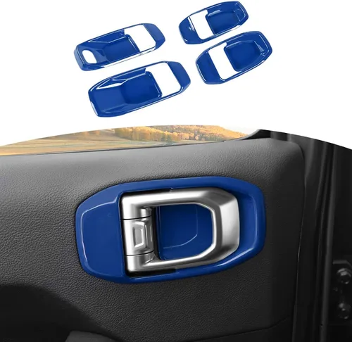 Miniatura 17 de RT-TCZ para Wrangler JL Tapa de Manija Interior de Puerta Cubierta de Cuenco para Jeep Wrangler JL JLU Gladiator JT 2018 en Adelante Accesorios