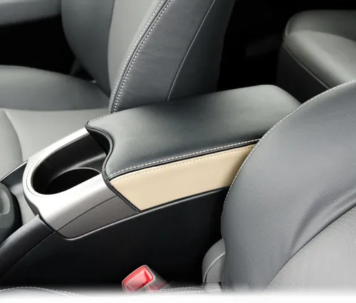 Miniatura 22 de Accesorios interiores personalizados para E-PACE EPACE 2018 2019 2020 2021 2022 2023 piel sintética para consola central reposabrazos cubierta