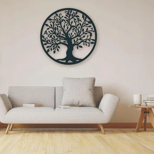 Miniatura 3 de UGJSH Arte de pared de árbol genealógico, arte de pared de metal, decoración de pared de metal, decoración de pared de metal, decoración del hogar