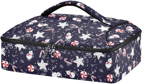 Miniatura 11 de Wamika Bolsa térmica de pizza de guepardo negro, bolsa térmica con aislamiento de leopardo, cazuela para utensilios de cocina para alimentos
