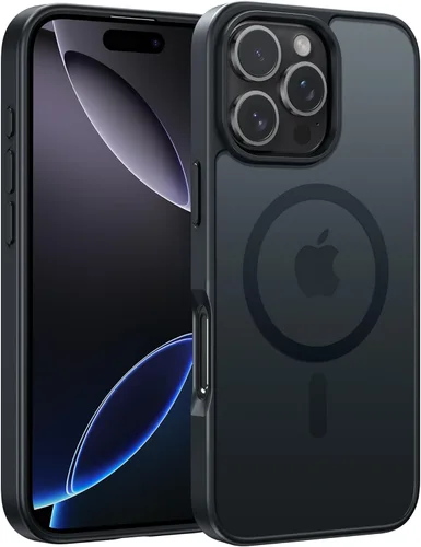Miniatura 83 de FNTCASE - Funda para iPhone 16 Pro: magnética, mate, translúcida, de grado militar, protectora contra caídas, resistente, fina, duradera y a prueba