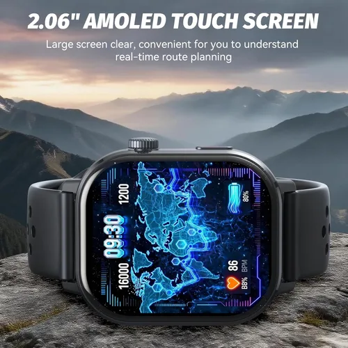 Miniatura 4 de Reloj inteligente con GPS para hombres, rastreador de actividad física con más de 178 modos deportivos, reloj de fitness con pantalla táctil AMOLED
