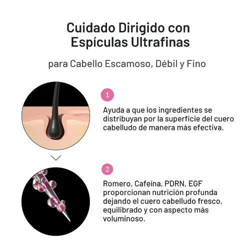 Miniatura 5 de medicube Rosemary PDRN - Juego coreano para el cuidado del cabello: champú, acondicionador y suero Aminoácidos para un cabello más grueso, más