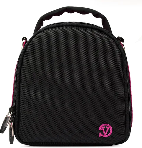 Miniatura 3 de Vangoddy – Laurel Bolsa para Nikon Coolpix P990/P610/P900/P530/P600/P7800/P520/P510/P500/P100/P90/P80 Digital SLR Cámaras (Rosa)