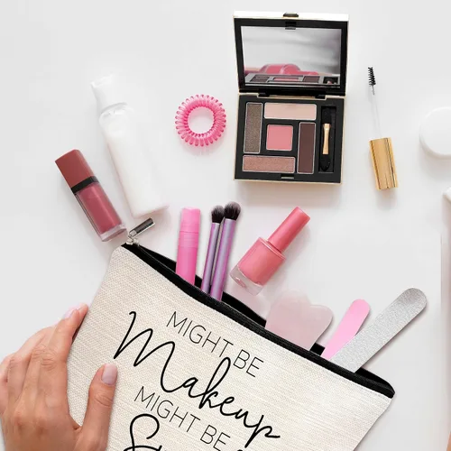 Miniatura 3 de GREOXG Bolsa de maquillaje de regalo para mujeres que lo tienen todo, podría ser maquillaje, bolsa de cosméticos de viaje, regalos de amistad