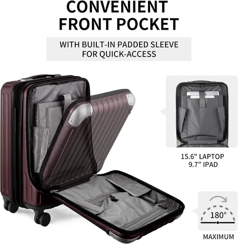 Miniatura 3 de LEVEL8 Grace Luggage Rojo - Casual y de negocios