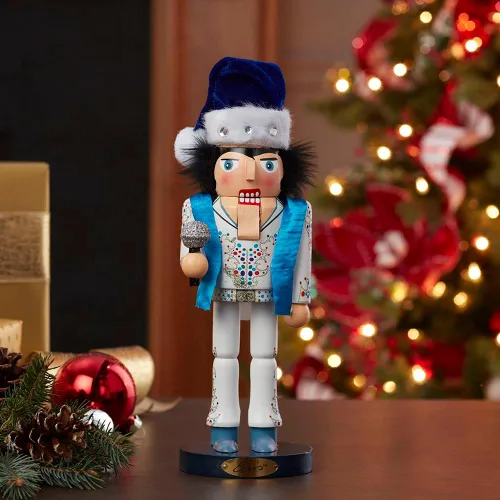 Miniatura 7 de Kurt Adler EP6171L - Cascanueces Elvis King of Spades (11 pulgadas)