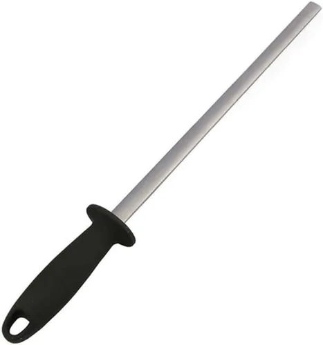 Miniatura 8 de Varilla de acero para afilar cuchillos de diamante de 8 pulgadas, afilador de cuchillas de diamante de cocina profesional, acero Honer para afilar