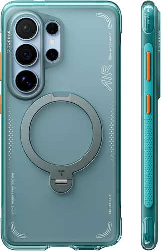 Miniatura 37 de TORRAS Ostand Q3 Air - Funda para iPhone 17 Pro Max con soporte magnético de 360°, compatible con MagSafe, probado contra caídas de grado militar