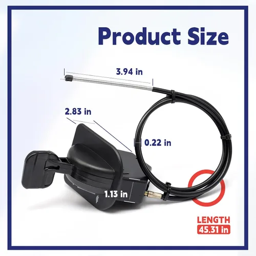 Miniatura 7 de 746P06431 Reemplazo del cable del acelerador/estrangulador para CUB Cadet Enduro Lawn Mover Tractor Modelo XT1 XT2 SLX54 GX54 GX50 ST54
