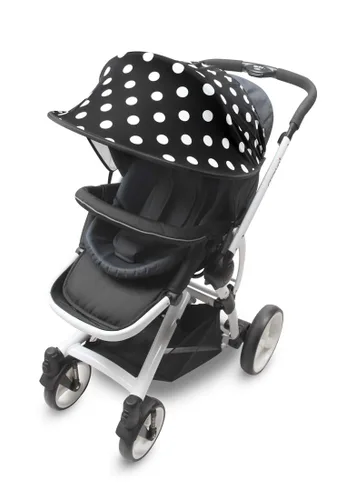 Miniatura 8 de Manito Parasol para cochecitos y asientos de coche - Scandi (azul diamante) UPF 50+ Diamante azul