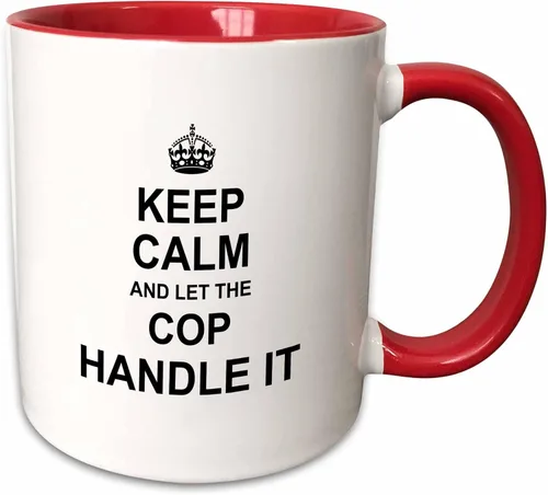 Miniatura 9 de 3dRose Taza de regalo con texto en inglés "Keep Calm and Let Handle It Funny Grandpa Humor", color negro