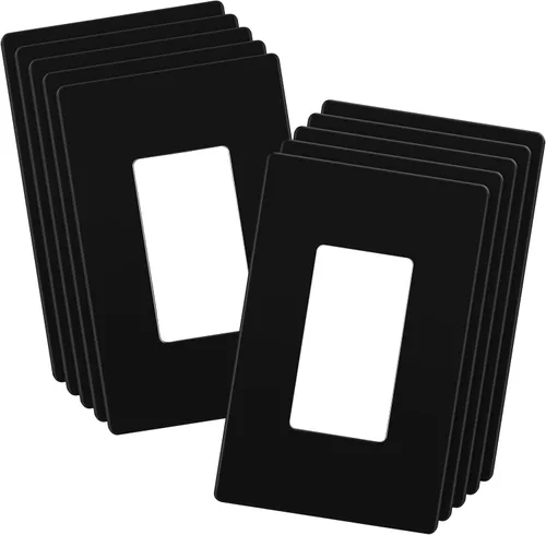 Miniatura 124 de LIDER Placa de pared decorativa sin tornillos para interruptor, resistente a los impactos, plexiglás de acrílico espejado, renovación moderna