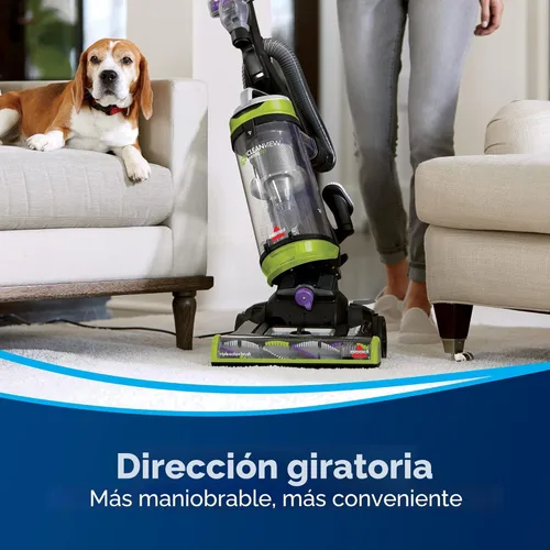 Miniatura 3 de Bissell 2252 CleanView - Aspiradora vertical giratoria sin bolsa con dirección giratoria, potente recogedor de pelo de mascotas, herramientas