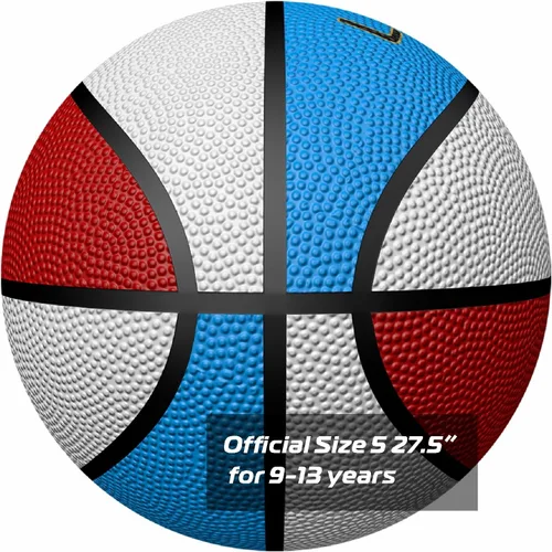 Miniatura 2 de Goma de baloncesto de tamaño completo, cuero, piscina interior-exterior, con bomba (desinflada)