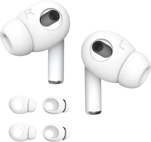 Miniatura 6 de 2 pares de fundas de silicona para AirPods 3 almohadillas de silicona [no cabe en la funda de carga] [registrada por patente de EE. UU.] Compatible