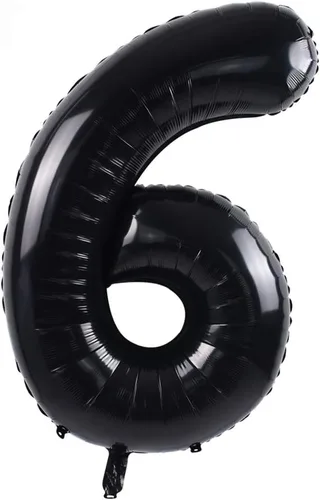 Miniatura 20 de TONIFUL Globos grandes de helio de letras B negras grandes de 40 pulgadas, globos de aluminio Mylar para decoración de suministros de fiesta