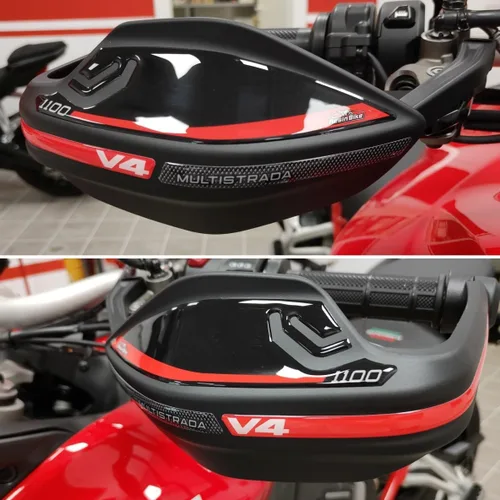 Miniatura 8 de Resin Bike Adhesivos 3D para motocicleta compatibles con Ducati Multistrada V4 1100 2021-2023 2021-2023. Punta frontal de protección contra golpes