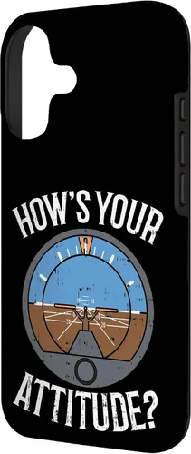 Miniatura 2 de Hows Your Attitude Funny Altitude Aviation Humor Pilot Gift Case for iPhone 17