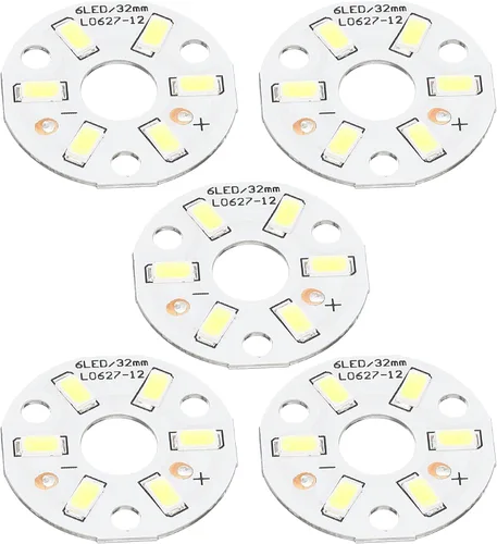 MECCANIXITY COB - Bombilla de chip de luz LED 3W 120lm 6000-6500K 1.260 in 9-11VDC bombilla de ahorro de energía para foco, reemplazo de reflector,