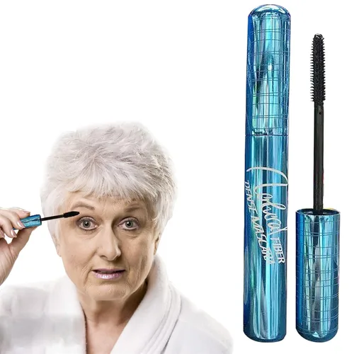 Rímel para mujeres mayores de 60 años, rímel para personas mayores con pestañas que se adelgazan, hipoalergénico para ojos sensibles, volumen y