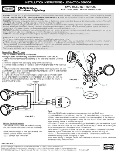 Miniatura 7 de Hubbell - Kit de luces LED resistentes a la intemperie con sensor de movimiento, acabado bronce oscuro