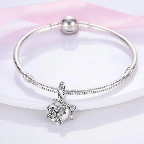 Miniatura 2 de MULA - Dijes de plata de ley 925 para pulseras y collares, dijes de bolso, cuentas, gato, tortuga, regalo de joyería para mujeres y niñas