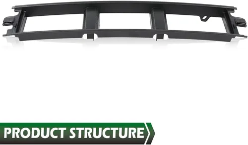 Miniatura 6 de GRAND ORANGE Cubierta de rejilla central inferior delantera compatible con Ford F150 2018 2019 2020 Cubierta central sin clips de metal JL3Z17B968BB
