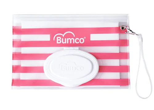 Miniatura 12 de BUMCO Dispensador de toallitas hermético, se mantiene húmedo, bolsa recargable reutilizable, organizador de bolsa de pañales para viajes, embrague