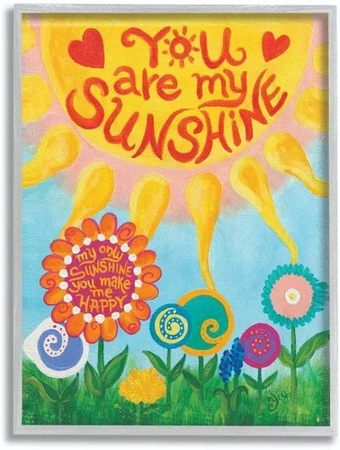 Miniatura 11 de Stupell Industries Placa de pared You are My Sunshine, 13 x 19 pulgadas, diseño por artista nJoyArt