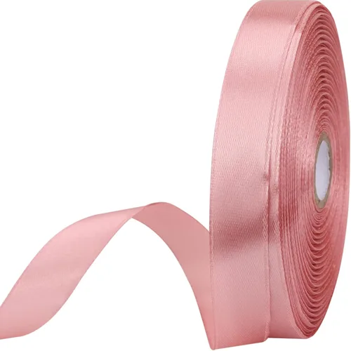 Miniatura 9 de Cinta de satén dorada de 1 pulgada de 50 yardas para envolver regalos, bodas, manualidades, Navidad, Pascua, flores, cabello, decoraciones de Dorado