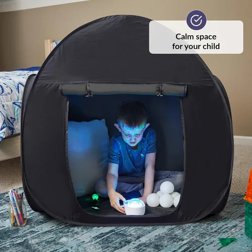 Miniatura 2 de Tienda de Juego Sensorial Escondite Tranquilo para Niños Den Sensorial Desmontable Oscurecimiento Tienda para Interiores Fácil
