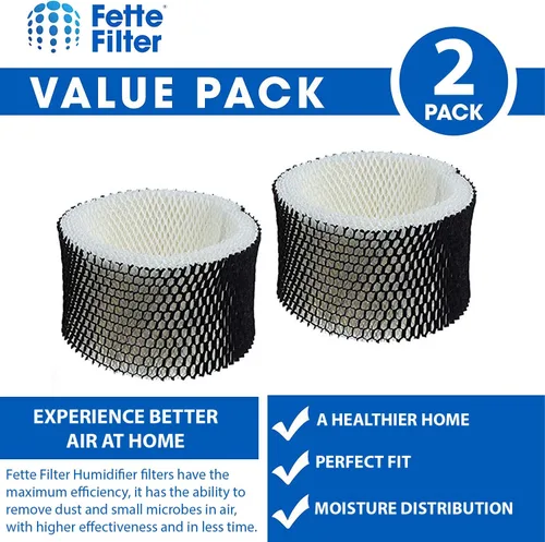 Miniatura 2 de Fette Filter -2 filtros humidificadores compatibles con Holmes & Sunbeam humidificador filtro A, HWF62 HWF62CS HWF62D (paquete de 2)