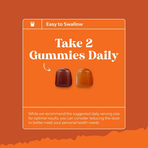 Miniatura 7 de Gomitas multivitamínicas diarias potentes para adultos - Mezcla de bienestar de vitamina D A C E B12 zinc y biotina - Gomitas de vitaminas