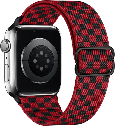 Miniatura 40 de Correas elásticas de nailon compatibles con Apple Watch de 1.496 pulgadas, 1.575 pulgadas, 1.614 pulgadas, 1.654 pulgadas, 1.732 pulgadas, 1.732