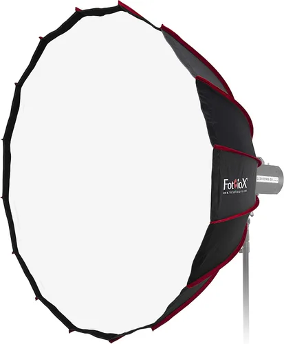 Fotodiox Caja de luz parabólica EZ-Pro DLX de 48 pulgadas con Balcar, Alien Bees y Einstein compatible con Speedring – Caja de luz plegable rápida