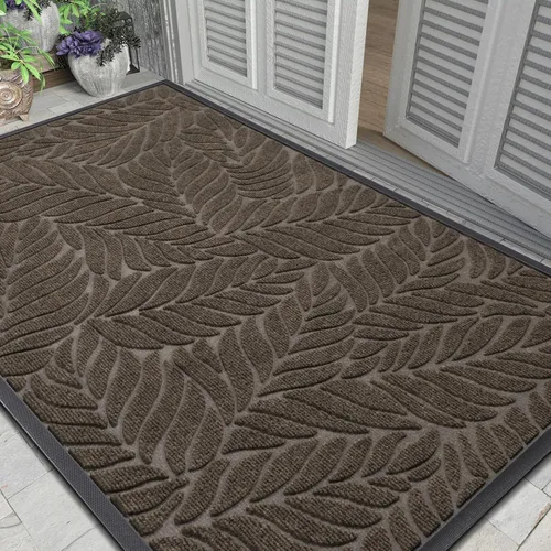 Miniatura 24 de Yimobra Tapete para puerta delantera para interiores y exteriores, 29.5 x 17 pulgadas, impermeable, para todas las estaciones, para entrada