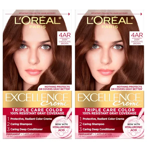 Miniatura 45 de L'Oreal Paris Excellence Crème - Tinte permanente para el cabello, color de cabello de triple cuidado, complejo Pro-Keratine para una cobertura
