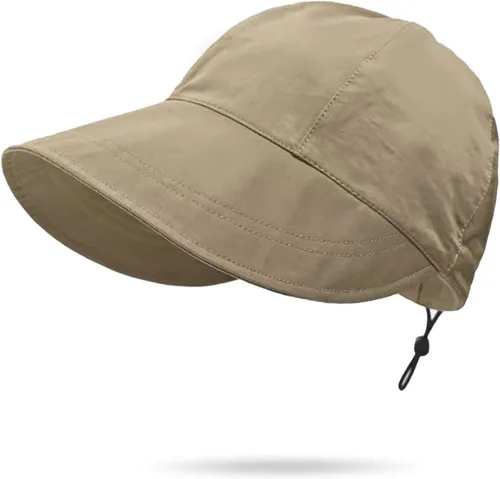Miniatura 11 de huablo UPF 50+ Womens Sun Hat Wide Brim Sun Hat UV Protection Hiking Fishing Hat Adjustable Head Circumference for Easy Carry Negro