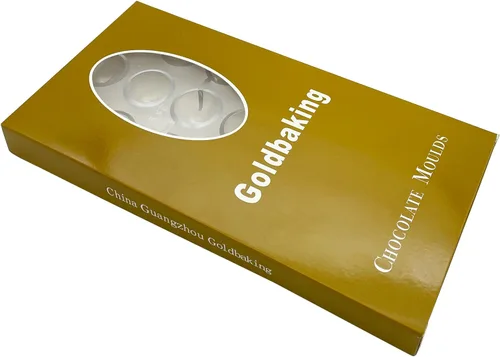 Miniatura 6 de Goldbaking Molde de bombón de chocolate con forma de campana, molde de trufa de policarbonato, chocolates caseros, cubiertos de dulces, herramienta