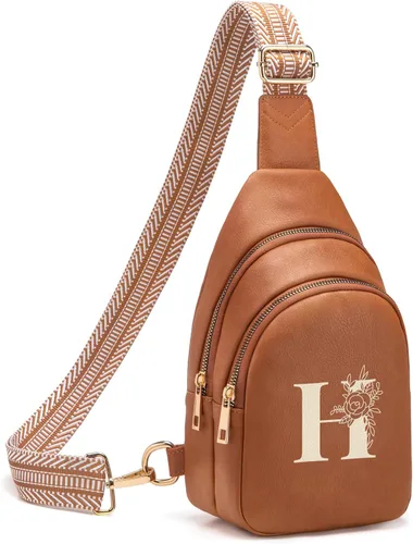 Miniatura 61 de Viverte Bolsas Cruzadas para Mujeres Bolso de Hombro Inicial Riñoneras Personalizadas Regalos para Mamá Mujer Esposa