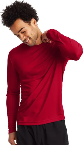 Miniatura 2 de Hanes Men's Long-Sleeve Performance T-Shirt Pack, 2-Pack, Cool DRI Moisture-Wicking Tees