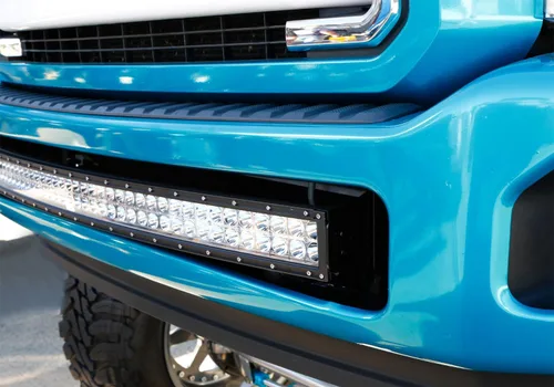 Miniatura 5 de iJDMTOY Barra de luz LED de 40 pulgadas para montaje en rejilla inferior compatible con Ford F250 F350 Super Duty 11-16, incluye (1) barra de luz