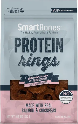 Miniatura 10 de SmartBones Anillos de proteína con pollo real y batata, 10.5 onzas