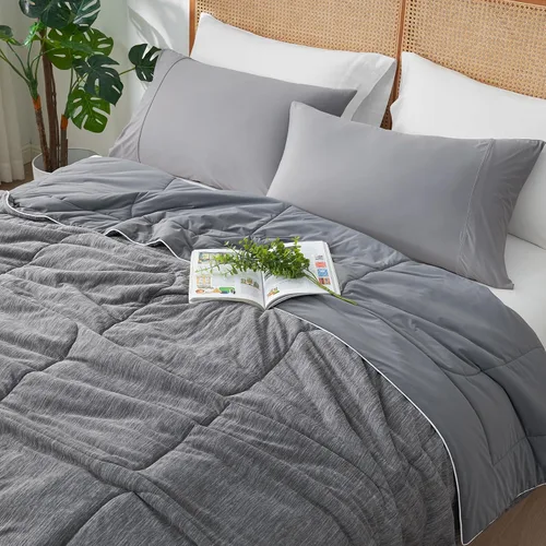 Miniatura 8 de Amélie Home Edredón Refrescante Tamaño Twin, Manta Refrescante Ligera de Doble Cara para Personas que Duermen con Calor, Edredón Refrescante