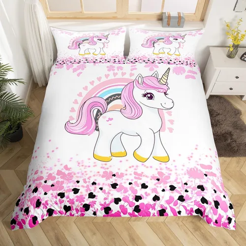 Miniatura 15 de Lindo juego de ropa de cama con dinosaurios, juego de funda de edredón con dibujos animados de cactus, funda de edredón decorativa, funda de edredón
