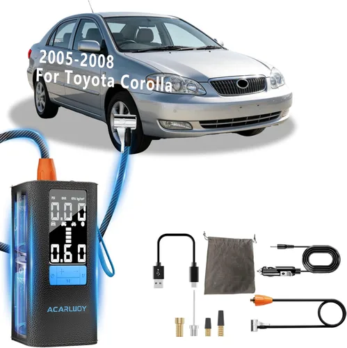 Inflador de neumáticos portátil con compresor de aire – Bomba de aire inalámbrica de 150 PSI 6000 mAh para neumáticos de automóvil, inflado 3 veces