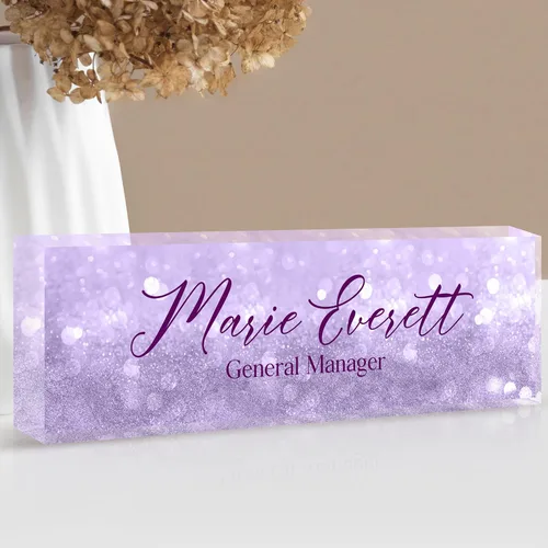 Miniatura 34 de Placa de nombre personalizada para escritorio Placa de nombre de escritorio personalizada Regalos personalizados de agradecimiento para jefe